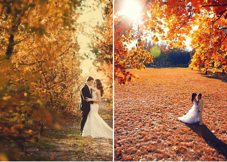 Real weddings in Autumn