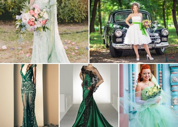 Bridal style Green in Summer Vintage