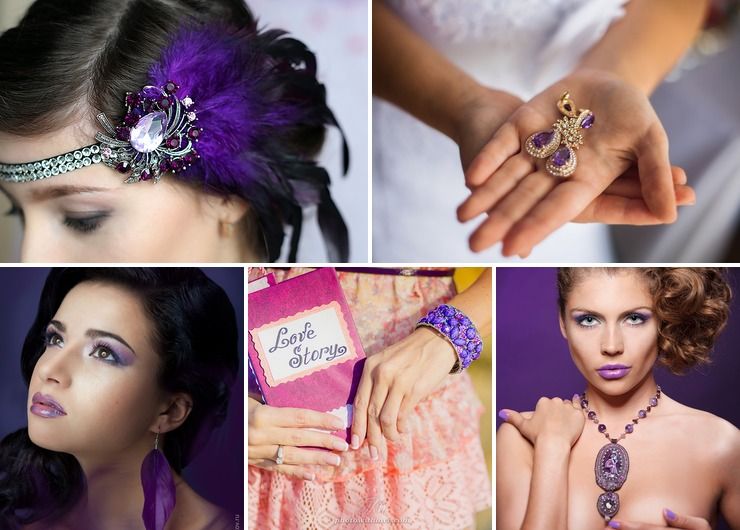 Bridal style Purple