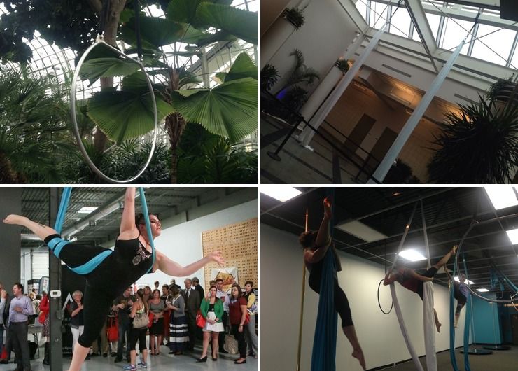 Aerial silks classes and parties