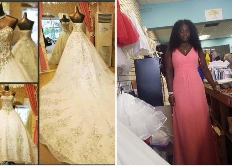 Bridal and bridesmaid dresses