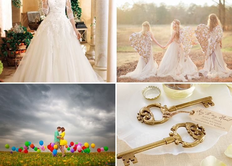 Wedding dresses Yellow in Summer Themed