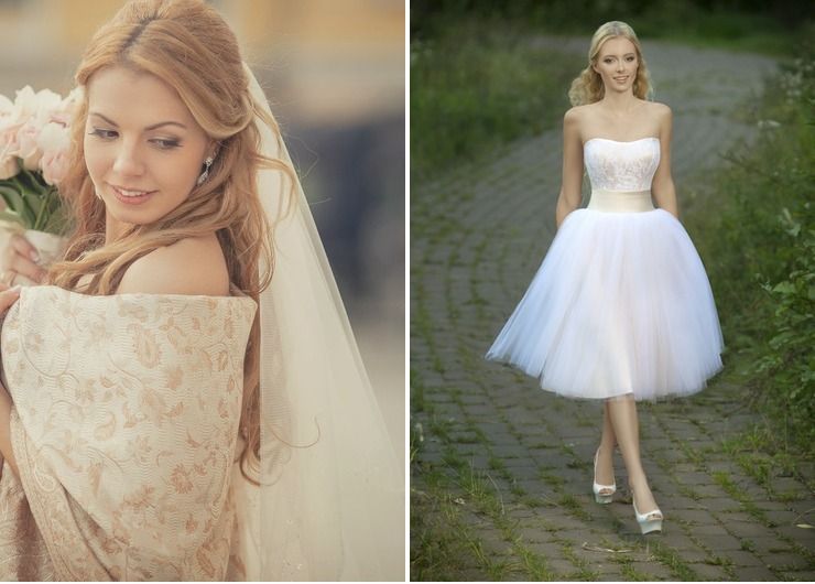Wedding dresses Ivory in Autumn American