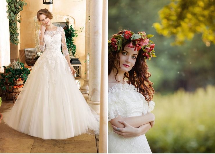 Wedding dresses Red in Summer Rustic