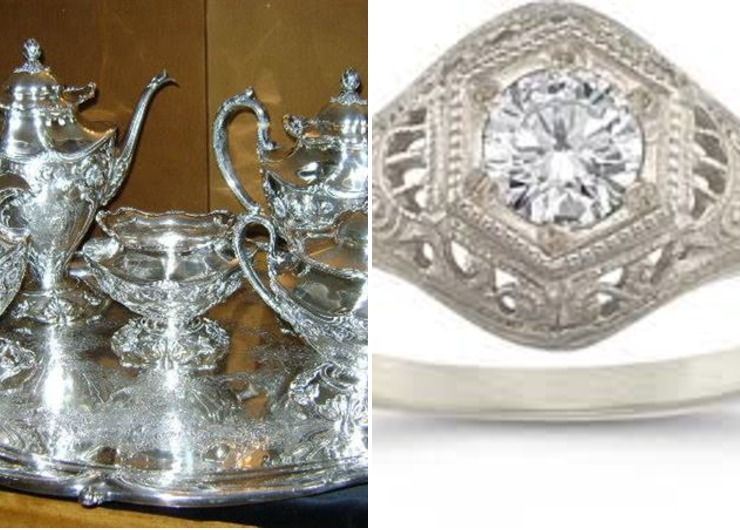 Estate Jewelry and Fine Antique Silver settings