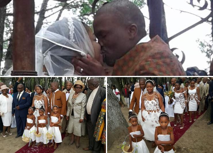 Keletso traditional inspired wedding dress