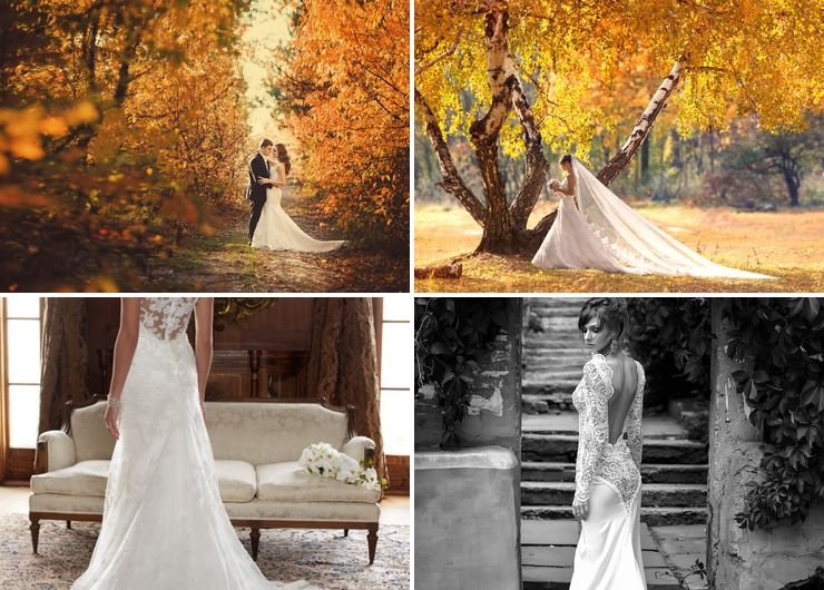 Bridal style in Autumn European