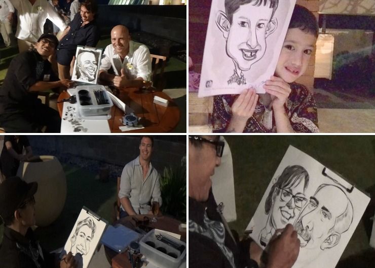 Live Caricature on the Event