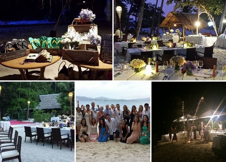 Chris & Jenni : coordination by yours truly during my stint as Events Officer at El Nido Resorts. -M