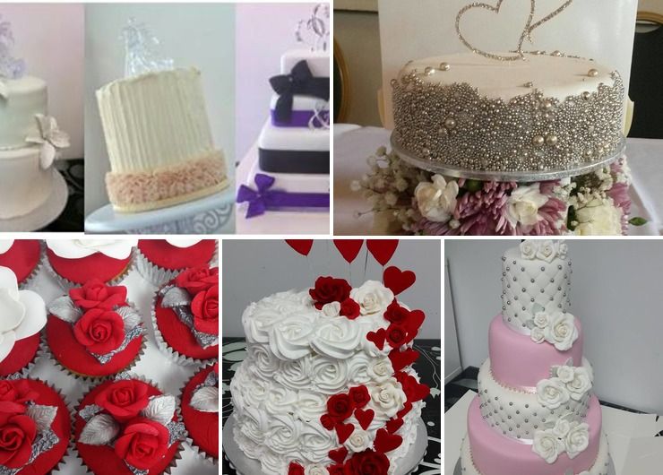 Assorted Wedding Cake Designs