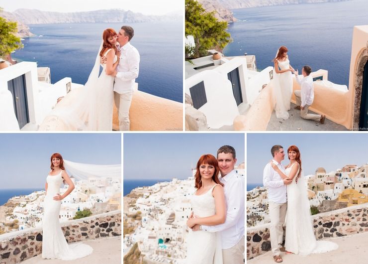 Olga & Aleksandr - Santorini Greece
