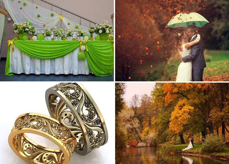 Autumn green real weddings