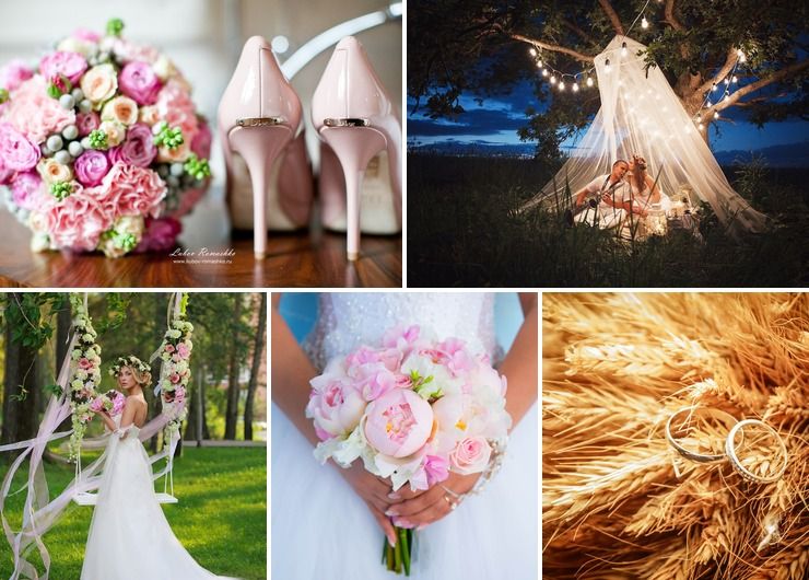 European autumn pink long wedding dresses