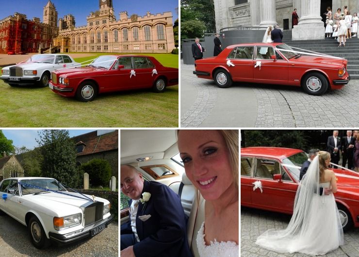 Lady R Wedding Cars White Rolls Royce & Red Bentley Turbo R