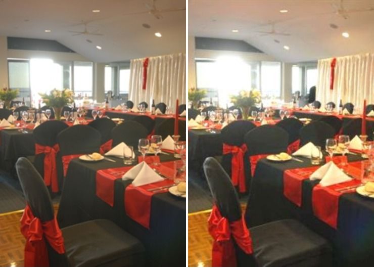 Black and Red Wedding Theme Colours