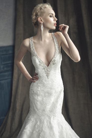 French mermaid wedding dresses