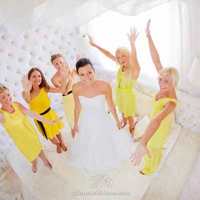 Yellow bridesmaids