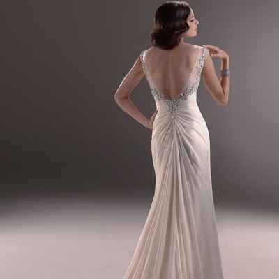 Ivory short sleeve wedding dresses