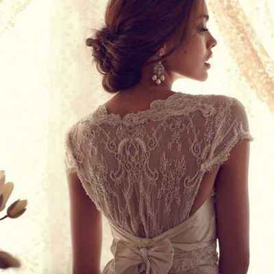 Short sleeve wedding dresses
