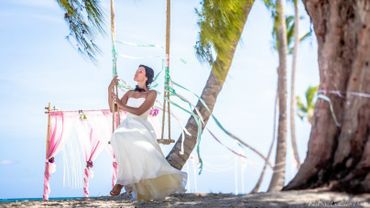 Overseas pink real weddings