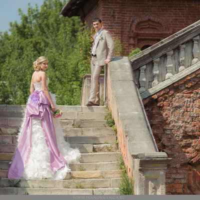 Purple real weddings