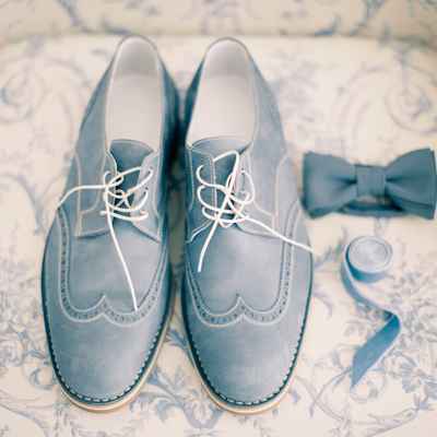 Blue groom style