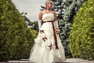 Brown bridal style