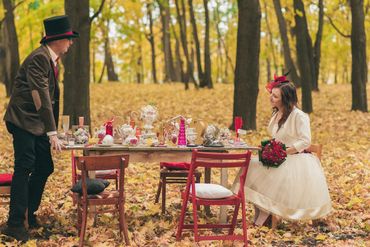 Themed autumn real weddings