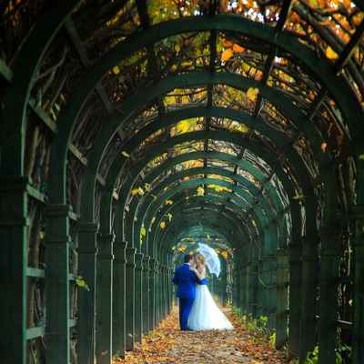 Autumn blue real weddings