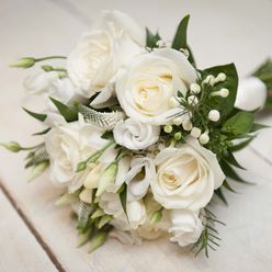 White rose wedding bouquet White rose wedding bouquet