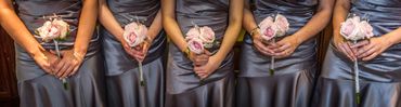 Grey bridesmaids