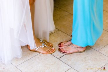Beach wedding shoes