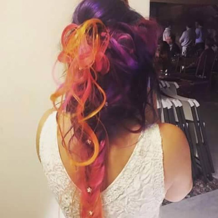 Claire's Fairytale Wedding Hair