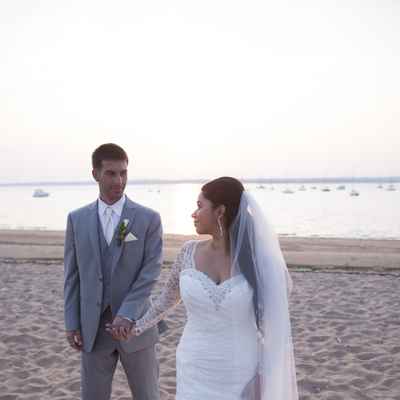 Beach white long wedding dresses