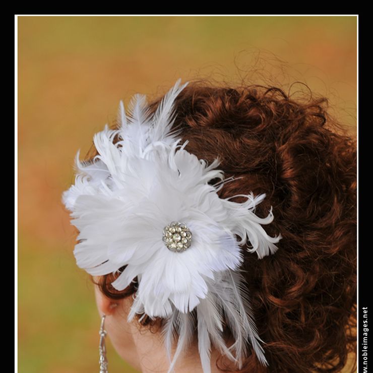 Butterfly bridal fascinator