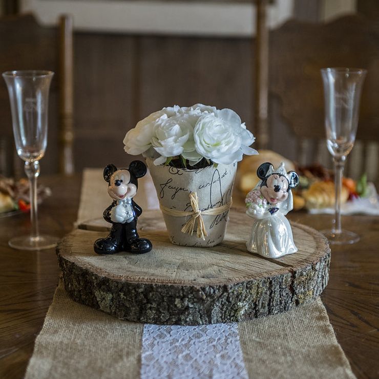 Curtis + Sarah Rustic Barn Wedding with Disney Touches