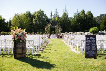 Wedding ceremony decor