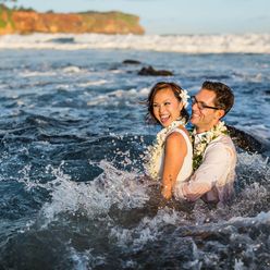 Beach wedding photo session ideas