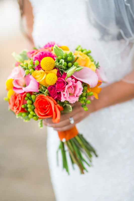 Yellow alternative wedding bouquet