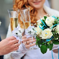 White rose wedding bouquet