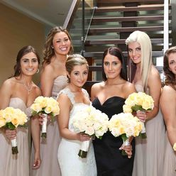 Brown bridesmaids Brown bridesmaids