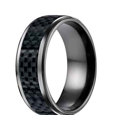 Black wedding rings