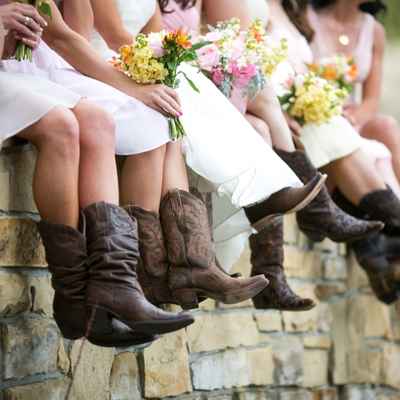 Outdoor brown wedding shoes