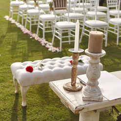 Outdoor white wedding ceremony decor Outdoor white wedding ceremony decor