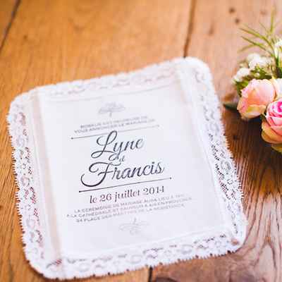 White wedding invitations