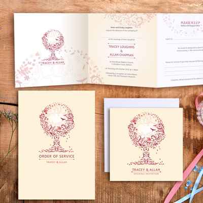 Ivory wedding invitations