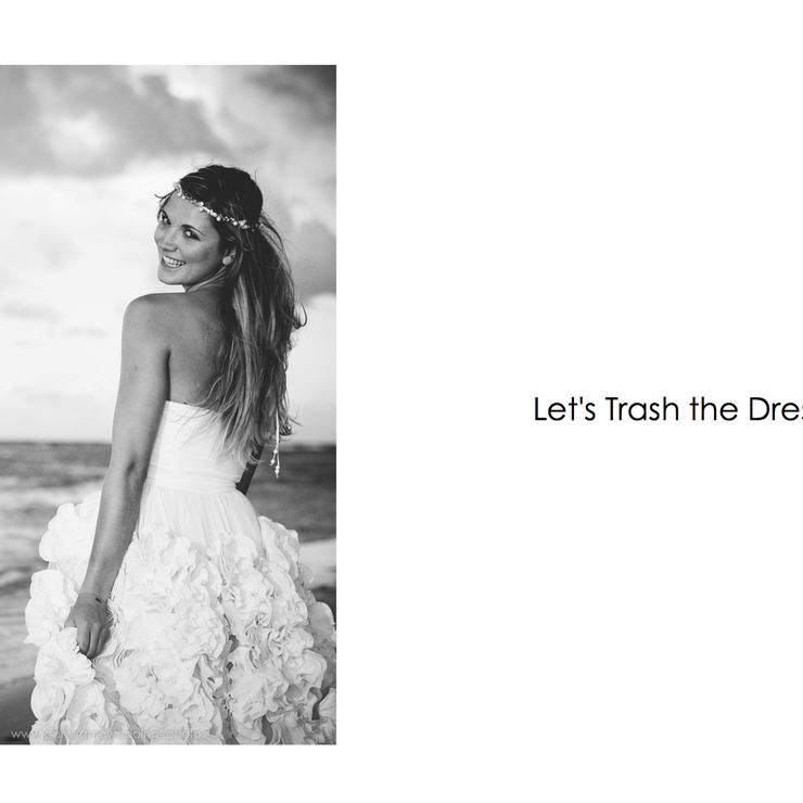 Trash the Dress at Portillo Beach