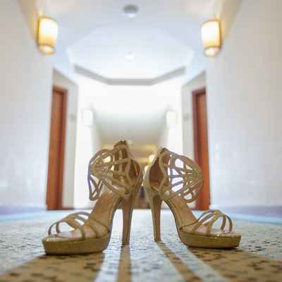 Ivory wedding shoes