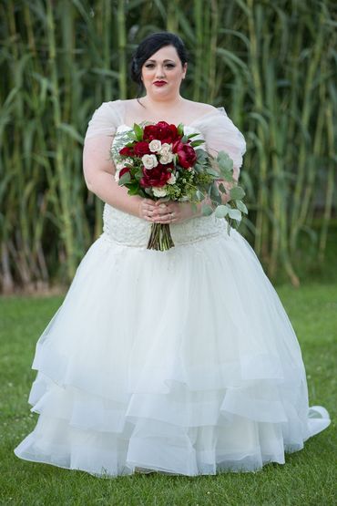 Outdoor long wedding dresses
