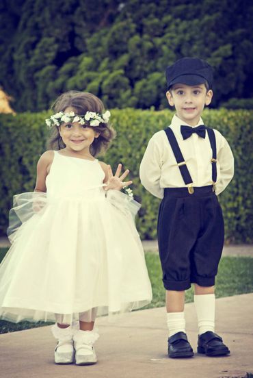 Outdoor kids at wedding